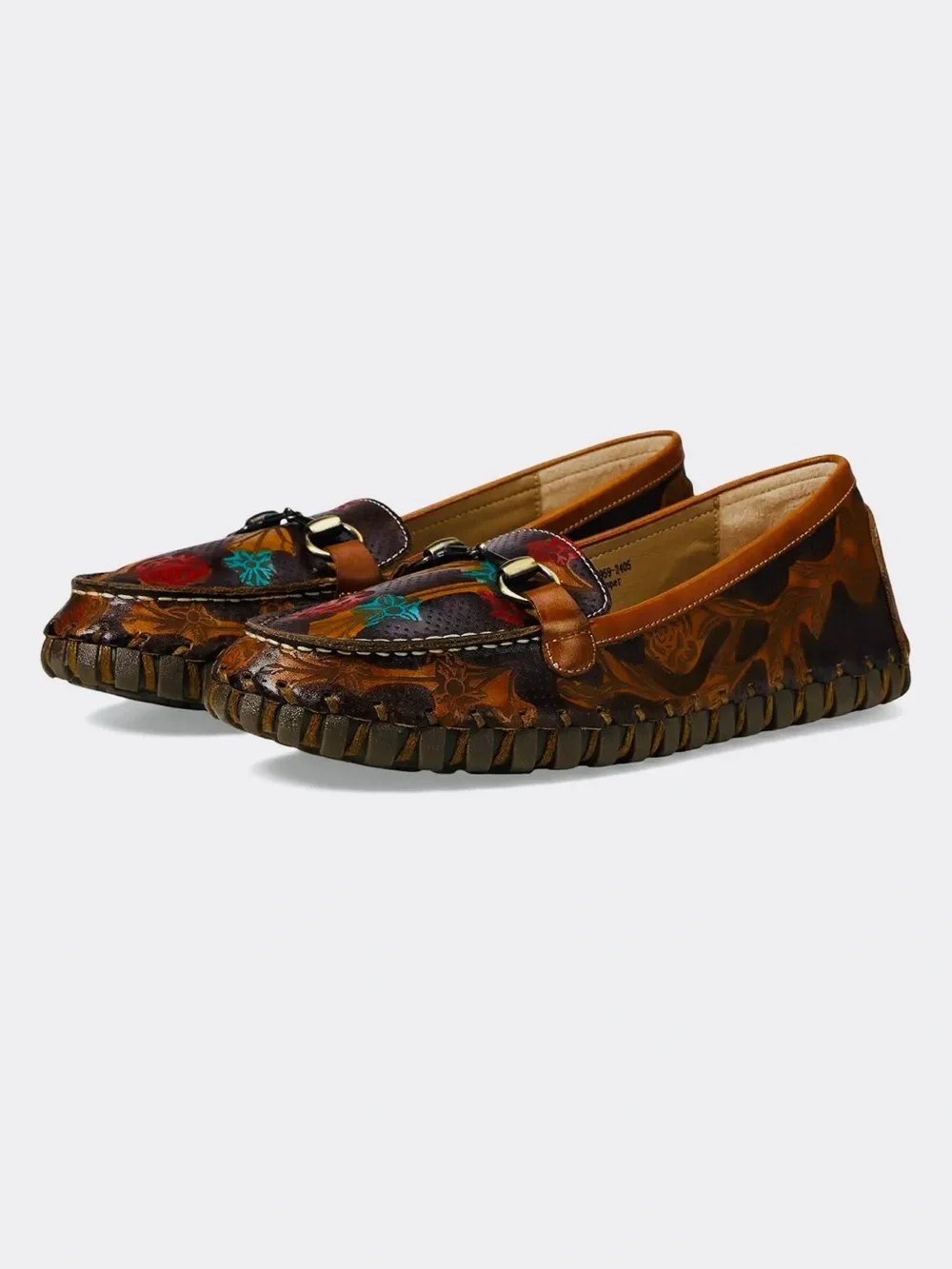 NEW L'Artiste by Spring Step Delavigne Bit Leather Loafer, 7.5/8/38